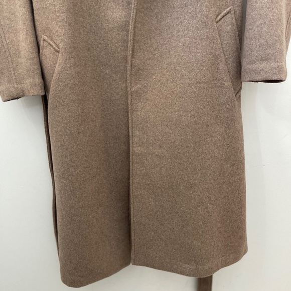 Abercrombie & Fitch Women's Wool-Blend Belted Dad Coat - Picture 4 of 7